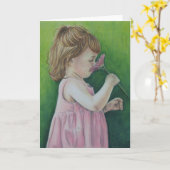 Carte L'odeur du printemps (Fleur jaune)