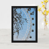 Carte L'Œil en Automne (Fleur jaune)