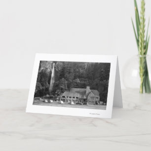 Carte Loge de Multnomah et photographie d'automnes