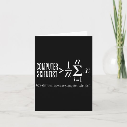 Carte Logiciel de codeur programmeur de mathématiques in (Devant)
