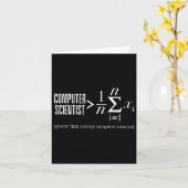 Carte Logiciel de codeur programmeur de mathématiques in (Fleur jaune)