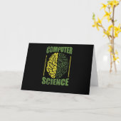 Carte Logiciel informatique de science informatique (Fleur jaune)