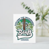 Carte logo banff canada pour skier (Debout devant)