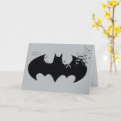 Carte Logo Batman Classique Dissolé En Batats (Fleur jaune)