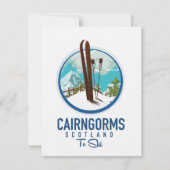 Carte Logo Cairngorms Écosse (Devant)