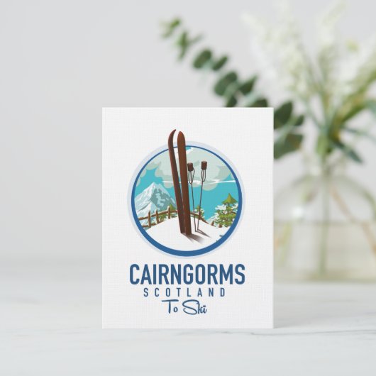 Carte Logo Cairngorms Écosse (Debout devant)