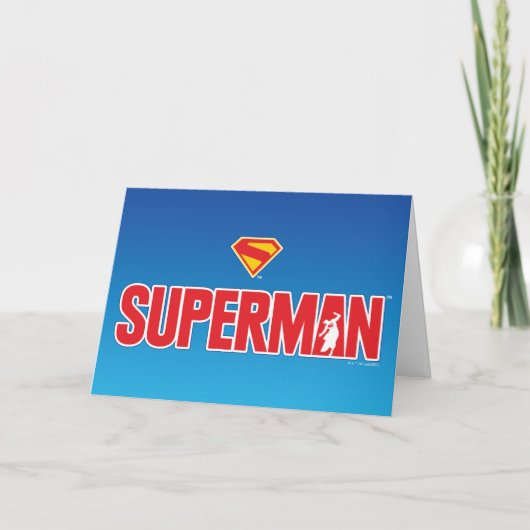 Carte Logo classique Superman Bold (Devant)