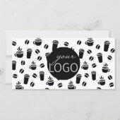 Carte Logo Coffee Shop Motif Business Cadeau Certificat (Devant)