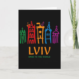 Carte Logo Couleur Moderne De Lviv