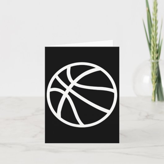 Carte Logo de basket-ball (Devant)