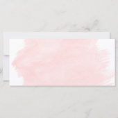 Carte Logo de certificat cadeau de brossage couleur rose (Dos)