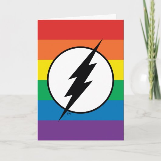 Carte Logo de Flash Rainbow (Devant)