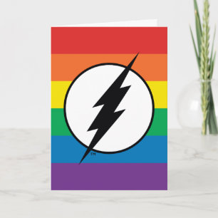 Carte Logo de Flash Rainbow