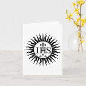 Carte Logo de la Société de Jésus (Fleur jaune)