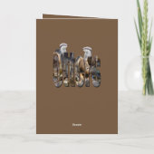 Carte Logo De Loutres Et Otters, Joyeux Anniversaire (Dos)