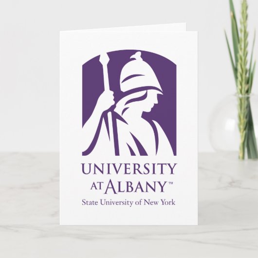 Carte Logo de l'Université d'Albany (Devant)