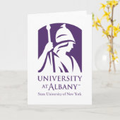 Carte Logo de l'Université d'Albany (Fleur jaune)