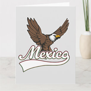 Carte logo de voyage au Mexique