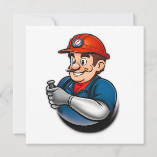 Carte logo des services de plomberie