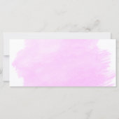 Carte Logo du certificat cadeau de brosse couleur rose p (Dos)