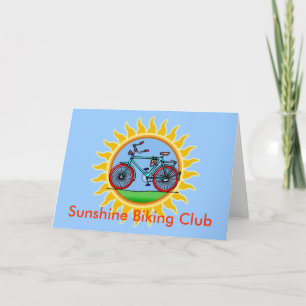 Carte Logo du Club de cyclisme sur mesure