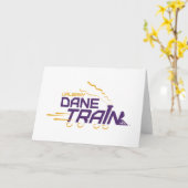 Carte Logo du train UAlbany Dane (Fleur jaune)