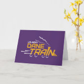 Carte Logo du train UAlbany Dane (Fleur jaune)