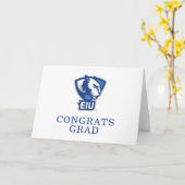 Carte Logo Eastern Illinois University Panthers (Fleur jaune)