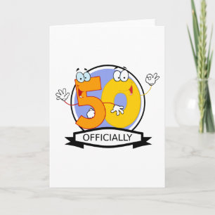 Carte Logo officiel 50 Anniversaire