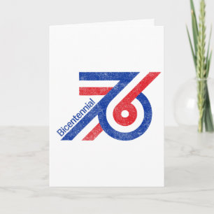 Carte Logo patriotique de la liberté de l'Amérique bicen
