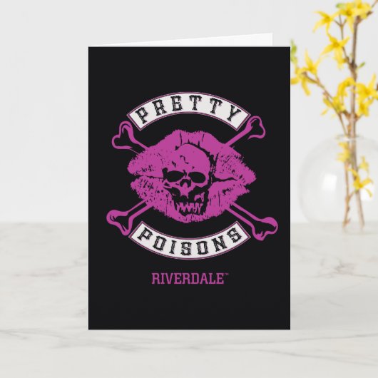 Carte Logo Poisons Pretty (Fleur jaune)