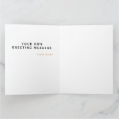 Carte Logo Professionnel Élégant Gold Lion (Intérieur)