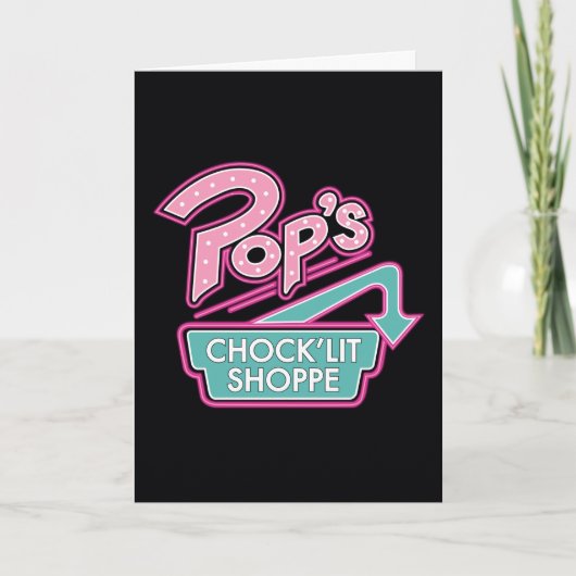 Carte Logo rose du magasin Chock'Lit de Pop (Devant)