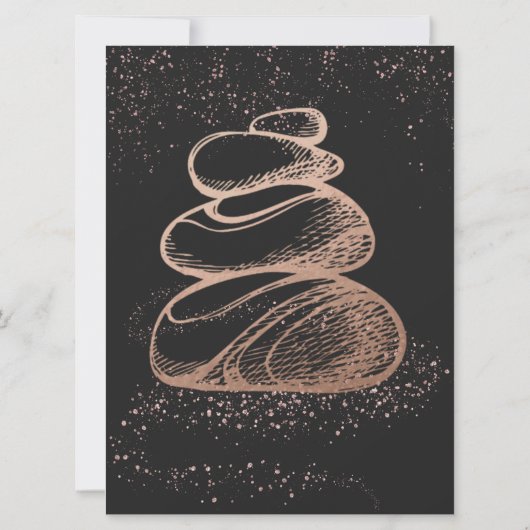 Carte Logo rose Gold Spa | Circulaire de tarification (Dos)