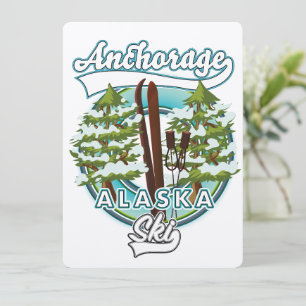 Carte logo ski Anchorage Alaska