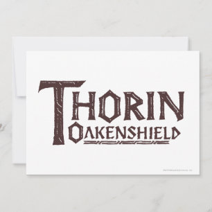 Carte Logo THORIN OAKENSHIELD™ Brown