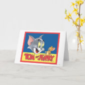 Carte Logo Tom Et Jerry Ombragé (Fleur jaune)