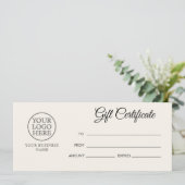 Carte Logo vintage (Debout devant)