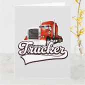 Carte Logo vintage routier (Fleur jaune)
