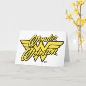 Carte Logo Wonder Woman 1 (Fleur jaune)