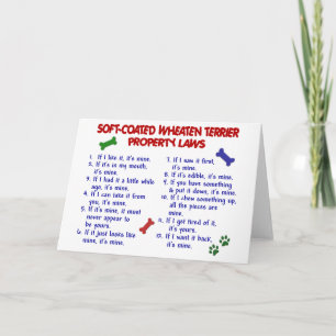 Carte Lois 2 de propriété de SOFT-COATED TERRIER BLOND