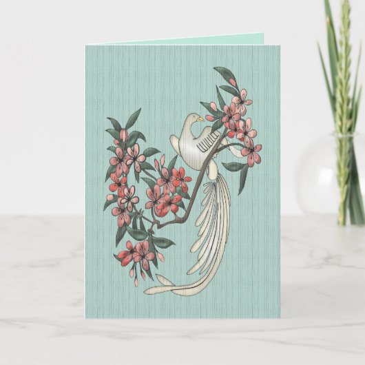 Carte L'oiseau chanteur (Devant)