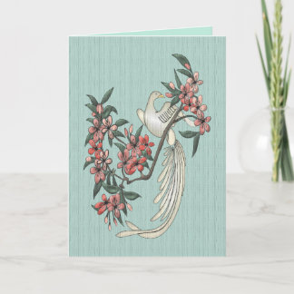 Carte L'oiseau chanteur