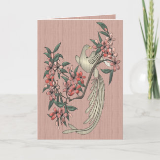 Carte L'oiseau chanteur