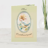 Carte L'oiseau paisible (Devant)