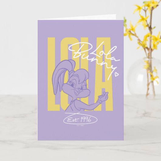 Carte Lola 1996 Vibe (Fleur jaune)