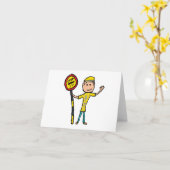 Carte Lollipop (Fleur jaune)