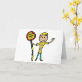 Carte Lollipop (Fleur jaune)