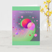 Carte Lollipops et points bonbons (Fleur jaune)