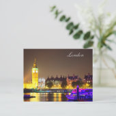 Carte London et Big Ben Post (Debout devant)
